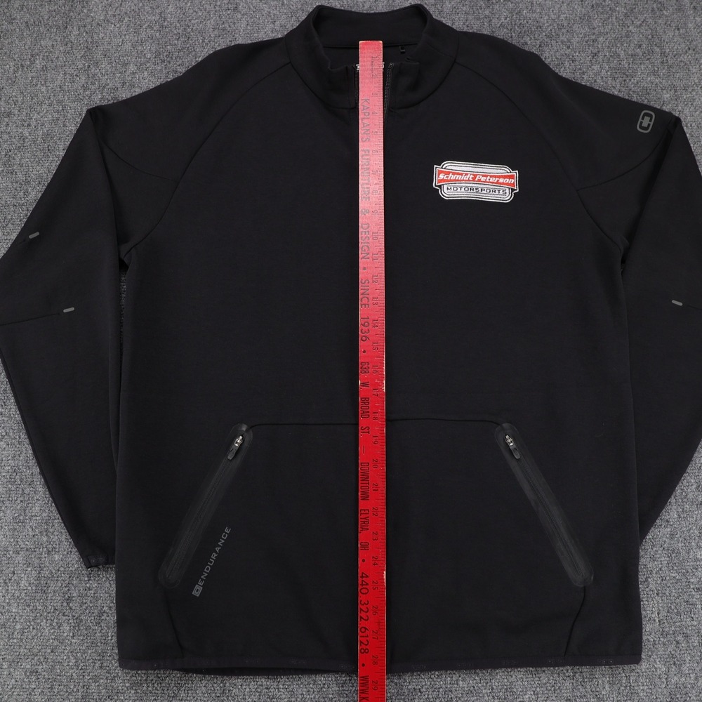 Schmidt Peterson Motorsports Full Zip Jacket Black Mens Large OGIO Endurance - Picture 6 of 7